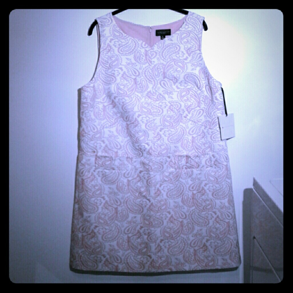 VICTORIA BECKHAM  Mauve Pink sheath dress. XL